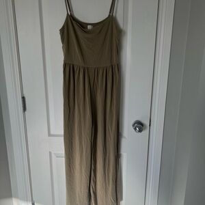Aritzia wilfred market Khaki Jumpsuit